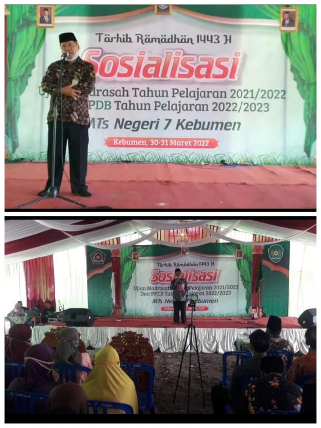  MTsN 7 Kebumen Adakan Tarhib Ramadhan, Sosialisasi UM dan Mujahadah Bersama